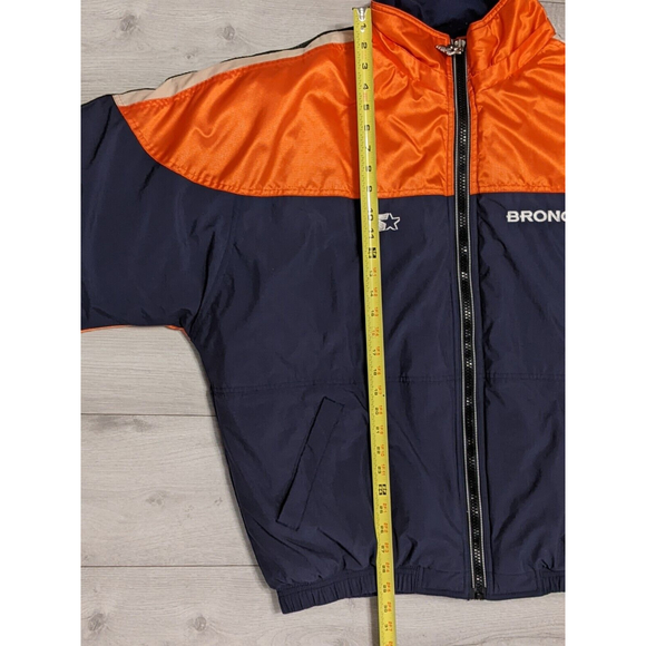 Starter Authentic Proline Denver Broncos Full Zip Jacket Men XL - Picture 9 of 11